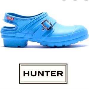 Hunter SZ 6 Original Slingback Rain Clog Blue